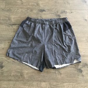 Lululemon Surge Short 6” Liner Heather Grey Large